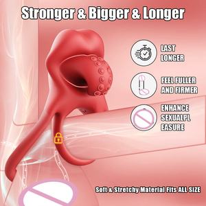 Anillo de Precisión para Pene, Anillo de Bloqueo de Lengua y Labios, Anillo Fino para Compartir Pasión en Pareja, Productos Sexuales para Masturbación y Retraso de la Eyaculación - Product Image 4