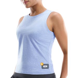 Camiseta sin Mangas Personalizada al por Mayor para Mujer, Ropa Deportiva de Secado Rápido y Transpirable de Spandex/Poliéster, OEM ODM - Product Image 4