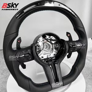 Volante Deportivo <span class=keywords><strong>de</strong></span> Cuero Red Label para Modelos 320/<span class=keywords><strong>525</strong></span>/E90/F70/E71/E84/E89/E92/E91/E89/E87 con Conexión para Teléfono Móvil y LED - Product Image 4