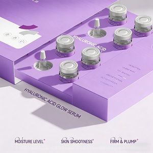 Lot d'ampoules de sérum hydratant à l'<span class=keywords><strong>acide</strong></span> <span class=keywords><strong>hyaluronique</strong></span> non injectable en gros pour le repulpage du visage, hydratant profond, sérum facial hydratant - Product Image 2