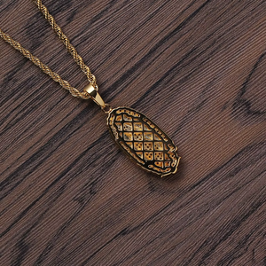 Virgin Mary Pendant, Hip Hop Accessories Accessories Couple <b>Copper</b> Zircon, Pendant <b>Chain</b> - Product Image 4