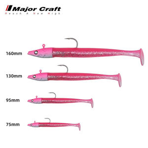 <span class=keywords><strong>Majorcraft</strong></span> - Juego de Señuelos de Pesca de Plástico Suave con Cabeza de Plomo, 75 mm, 95 mm, 130 mm, 160 mm, Señuelos de PVC, Señuelos de Gusano, Cabeza de Jig para Pesca en el Océano - Product Image 2