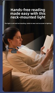 Linh hoạt có thể sạc lại <span class=keywords><strong>LED</strong></span> cổ đọc sách ánh sáng Hands miễn phí độ sáng có thể điều chỉnh lihium Pin kiểm soát chuyển đổi cuốn sách ánh sáng - Product Image 3
