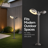 Lampe de balise LED pour allée extérieure, design minimaliste et élégant, 24W AC220V AC110V, éclairage paysager pour villa résidentielle