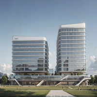 Edificio de Oficinas con Estructura de Acero Q355 de Alta Resistencia para Proyectos Globales