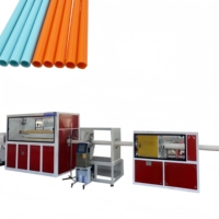 Ligne d'extrusion de tuyaux en plastique entièrement automatique pour la production de tubes en PVC, PP, PE, HDPE, PC, PS