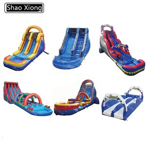 Ngoài trời Kid dành cho người lớn bên nhảy bouncy lâu đài trượt nước trượt <span class=keywords><strong>Inflatable</strong></span> trượt nước cho hồ bơi bơm hơi trượt nước - Product Image 4