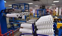 Fil de polyester 150D/48F SD NIM/HIM Blanc brut