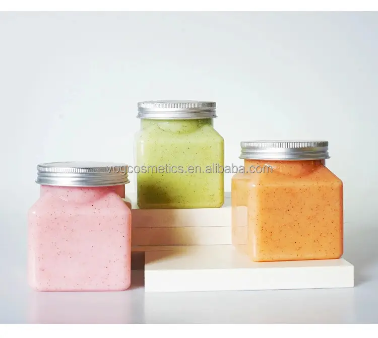 배송 읽기 각질 제거 피부 미백 비타민 C 천연 과일 설탕 바디 스크럽 보습 페이셜 스크럽