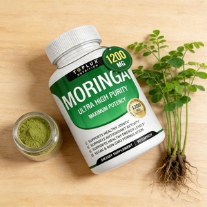 OEM Natuurlijke Groene Antioxidanten Superfood Ondersteunt Energie Huidgezondheid Zuivere Voedingsrijke Moringa Poeder Capsules - Product Image 3