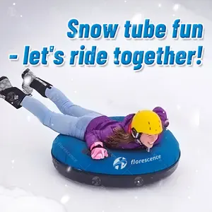 100cm Heavy Duty Rubber Tubes Heavy Duty Snow Tube 48" Cover Rubber Inflatable Sledding Snow Tubes