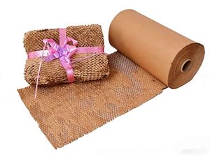 Rouleau de <span class=keywords><strong>papier</strong></span> kraft alvéolé écologique, alternative de rembourrage pour l'emballage, idéal pour l'expédition et le déménagement - Product Image 5