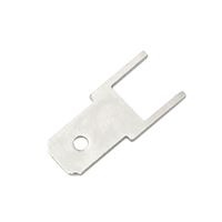 250 Borniers de carte PCB à 2 broches, pièces d'emboutissage OEM personnalisées à emboutissage profond, connecteur de substrat métallique à souder 6.3
