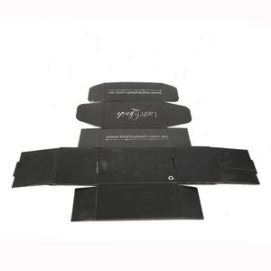 Buen precio Logotipo personalizado Impreso Cartón Papel corrugado plegable Embalaje <span class=keywords><strong>de</strong></span> regalo Envío Cajas <span class=keywords><strong>de</strong></span> correo negras - Product Image 6