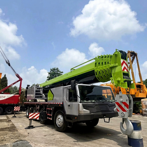 Grue mobile Zoomlion d'occasion de 100 tonnes ZTC1000, grue à flèche télescopique hydraulique sur camion, utilisée aux Philippines - Product Image 1