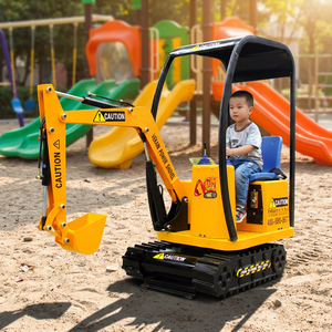 Excavadora <span class=keywords><strong>Infantil</strong></span> VEKAIN WZD-4, Construcción Duradera de Acero y Fibra de Vidrio, Uso en Interiores para Jardines de Infancia, Áreas de Juego en el Hogar, Tierra/Arena - Product Image 1