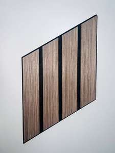 Современные 3D стеновые панели из МДФ элегантные и прочные гибкие акустические деревянные панели для отеля, отличная обработка стен - Product Image 6