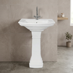 Lavabo de Pedestal de Cerámica Moderno, de Pie, en Oferta, Precio de Mayoreo en China - Product Image 1