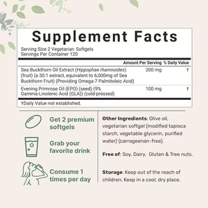 Duindoorn Olie Softgel Zachte Capsule Aanpassen - Product Image 3