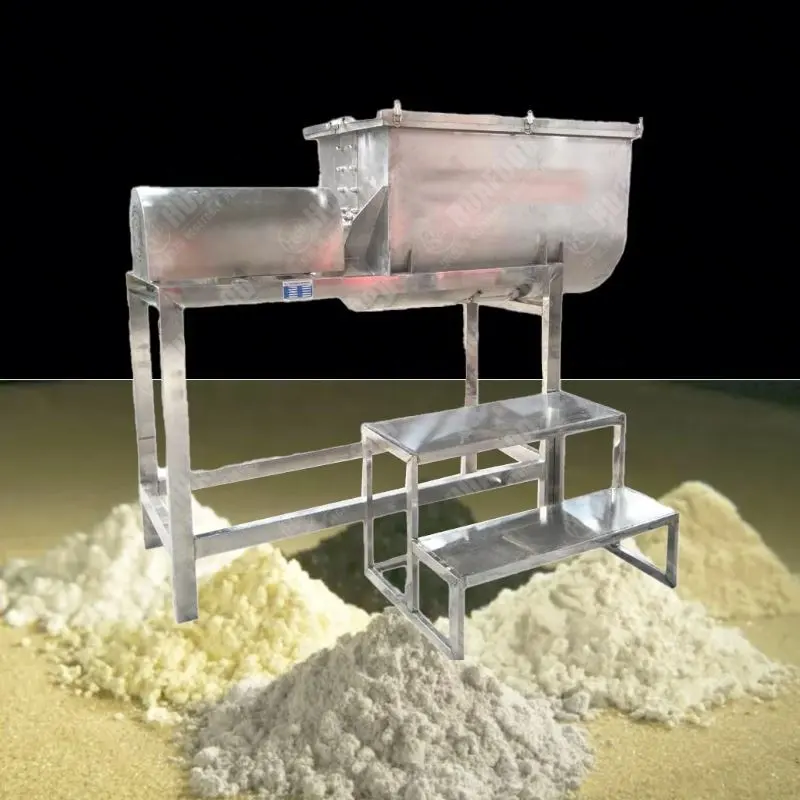 Washing Powder Chemical Granules Ribbon Mixer 1000kg Industrial Mixer Liquid Mixer Machine Automatic
