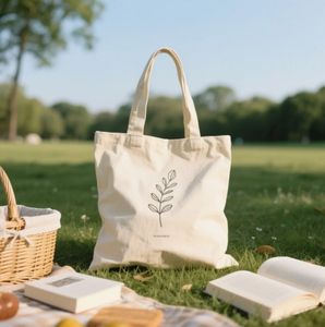 Vente en gros de sac cabas réutilisable en toile de coton sac à provisions personnalisé cadeau de fête nuptiale et de BFF logo imprimé personnalisé - Product Image 5