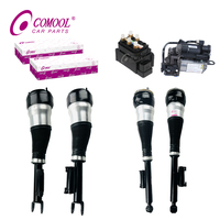 Kit de Amortiguadores de Suspensión COMOOL A2223204713 A2223204813 con Válvula de Compresor para Mercedes Benz Clase S W222