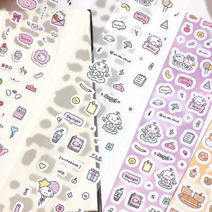 Yujian Eslite Youmeng impermeable lindo dibujos animados Ins estilo Washi Tape fiesta serie UV recubierto adhesivo etiquetas de embalaje - Product Image 4