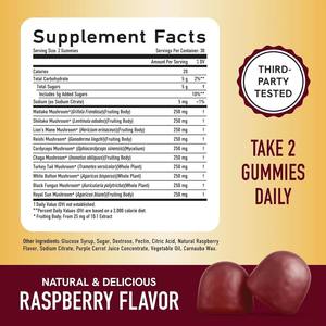 เยลลี่เห็ดแบบ OEM/ODM แบรนด์ส่วนตัว เยลลี่เห็ดออร์แกนิกผสมเห็ดหลินจือ ถั่งเช่า และเห็ดหัวสิงโต - Product Image 4