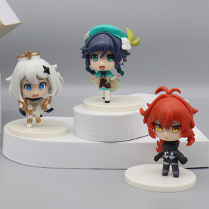Hot Anime Girls Action Figures Set 6pcs/Gems 8CM <span class=keywords><strong>Genshin</strong></span> <span class=keywords><strong>Impact</strong></span> <span class=keywords><strong>Paimon</strong></span> PVC Modèle Jouets - Product Image 4