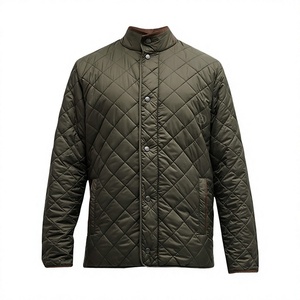 Veste matelassée pour homme en gros, coupe-vent, résistante à l'eau, épaisse et chaude, pour activités de plein air, OEM / ODM - Product Image 1