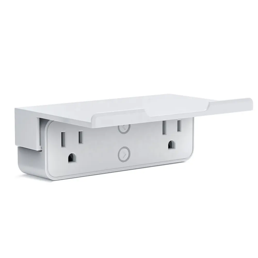 Us 10a Smart Plug Wifi Socket Control remoto Trabajo Multi Extensión Protección contra sobrecarga Enchufe con bandeja