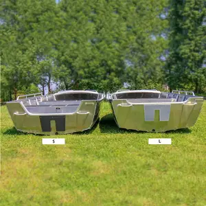 <span class=keywords><strong>Barco</strong></span> de aluminio con suelo abierto soldado, <span class=keywords><strong>barco</strong></span> de <span class=keywords><strong>pesca</strong></span>, bote de remos - Product Image 1