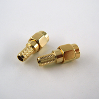 Connecteur étanche à sertir RF coaxial SMA mâle pour câble RG58 RG142 LMR195