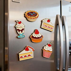 Imán de Refrigerador Personalizado con Logotipo, Recuerdo Turístico 3D de Aleación de Zinc Metálico, Fabricación Personalizada - Product Image 2