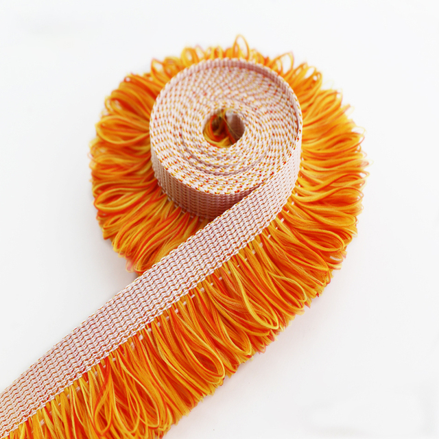 Jacquard Nylon Braid Tassel Fringe Tape 25mm Knitting Loom Machine Producing Durable Webbing