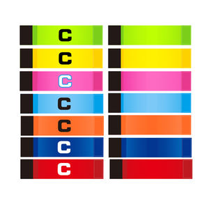 Brazalete de Capitán de Fútbol para Adolescentes, Equipo de Entrenamiento de Fútbol, Impresión por Transferencia de Calor, Transpirable, Alta Elasticidad, con Logotipo C - Product Image 6