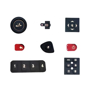 Custom Conductive Silicone Rubber Square <strong>Push</strong> Switch Single <strong>Button</strong> - Product Image 5