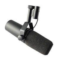 Microphone de studio dynamique cardioïde sans fil SM7B avec réponse en fréquence réglable pour l'enregistrement, la diffusion de podcasts et l'utilisation vocale