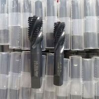 Tarauds à filetage droit en cobalt HSS/HSSE revêtus d'étain DIN371 à rainures spirales droites M2-M10 Garantie 3 ans