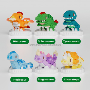 Pokem pterosaur spinosakids Nano nosaur Nano tuğla blokları mini oyuncaklar Elf topu diy yapı taşları setleri oyuncaklar çocuklar için 9903-9908 - Product Image 3