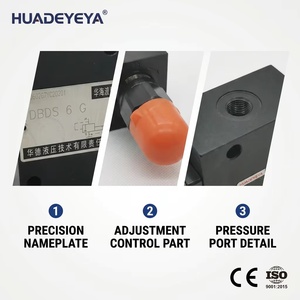 Válvula Hidráulica de Desbordamiento de Acción Directa DBDS6P de Dos Vías con Puerto de 1/4 pulg. - Product Image 2