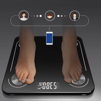 Balance intelligente d'analyse de la composition corporelle, moniteur de poids numérique intelligent avec suivi de la composition corporelle, capacité de 180 kg