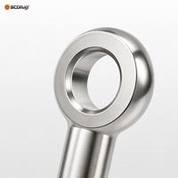 Vis à œil en acier inoxydable 304, vis à œil à tête cylindrique, vis à œil à tête plate, GB/T 798 DIN 444 M5 M6 M8 M10 M12 M16 M20 M24 20mm-200mm A2-70 Métrique