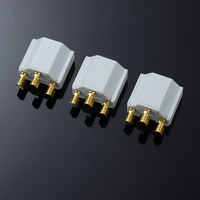 Connecteur d'alimentation en cuivre C5, broche mâle/femelle, type queue de prune, queue de Mickey, queue en forme de huit, 10A 12V