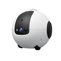Caméra interactive pour animaux de compagnie HD 4MP, robot intelligent mobile, jouet laser à plumes, audio bidirectionnel, vidéo, surveillance à distance des animaux de compagnie