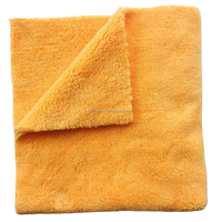 Serviette de lavage de voiture en microfibre, tissée, épaisse et absorbante, outil pour le nettoyage de la voiture