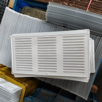 Grilles de ventilation anti-poussière en aluminium pour armoires d'équipements électriques, sur mesure OEM