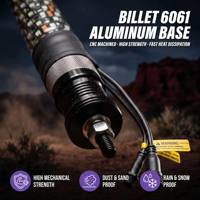 Lámpara LED RGBW de 25 Pulgadas para Techo, Tipo Láser, sin Varilla, de Aluminio Billet, con Control RF por Aplicación, para Vehículos Todoterreno, ATV, UTV y Camiones