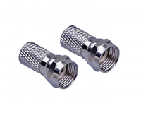 Connecteur F à montage sur panneau Rf connecteur Rg6/ Rg59/75-5 F moins cher cuivre de haute qualité étanche en alliage de Zinc droit Bnc mâle ZSX