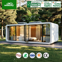 WELLUCKY Apple Cabin Akıllı Ev Tatil Parkı Geliştirme Projesi |   Anahtar Teslim Prefabrik Konaklama Alanları, Mobilyalı ve Esnek Tasarımlı